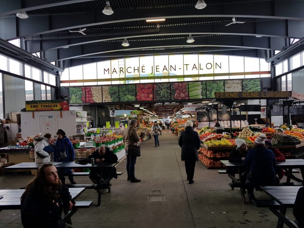 Marché Jean-Talon em Montreal Canadá