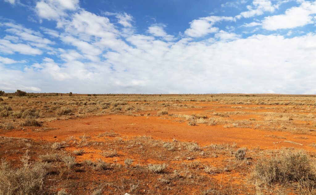 Deserto arenoso da Austrália