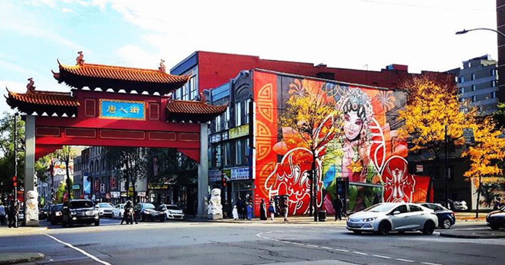 Chinatown na cidade de Montreal