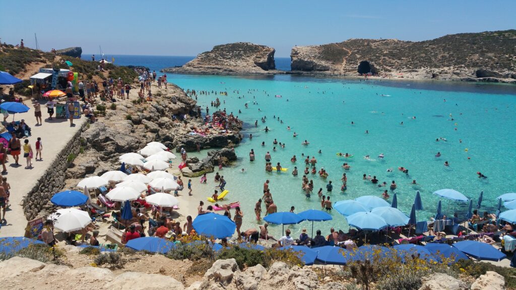 Lagoa Azul em Malta