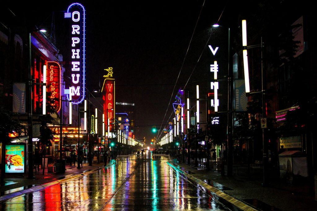 Granville Street no Canadá