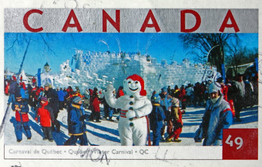 Aproveitando o carnaval de Quebec com o Bonhomme. 