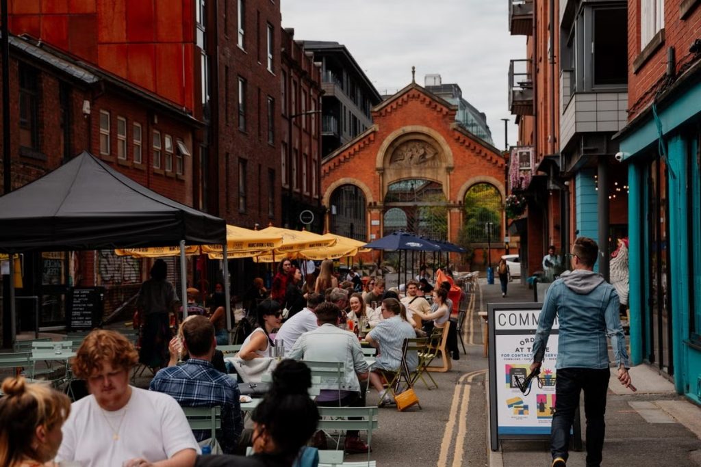 Northern Quarter na cidade de Manchester