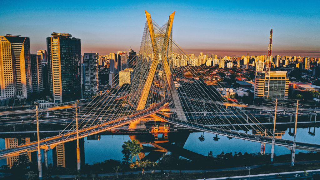 Vista aérea da cidade de São Paulo