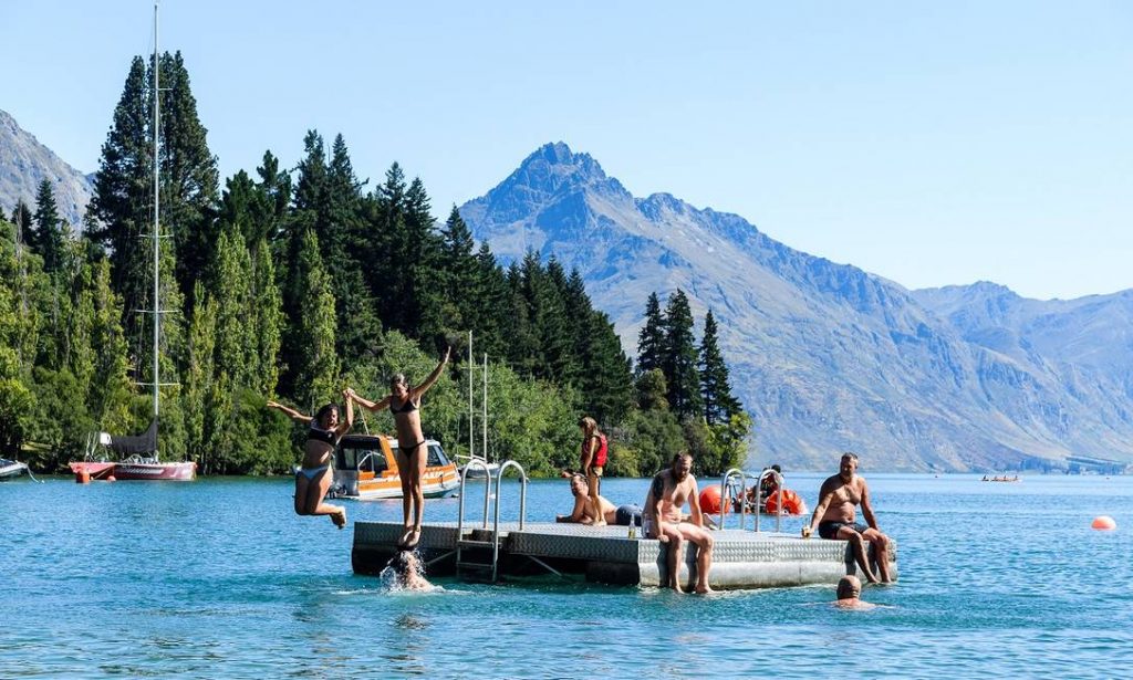 Belezas naturais em Queenstown, na Nova Zelândia