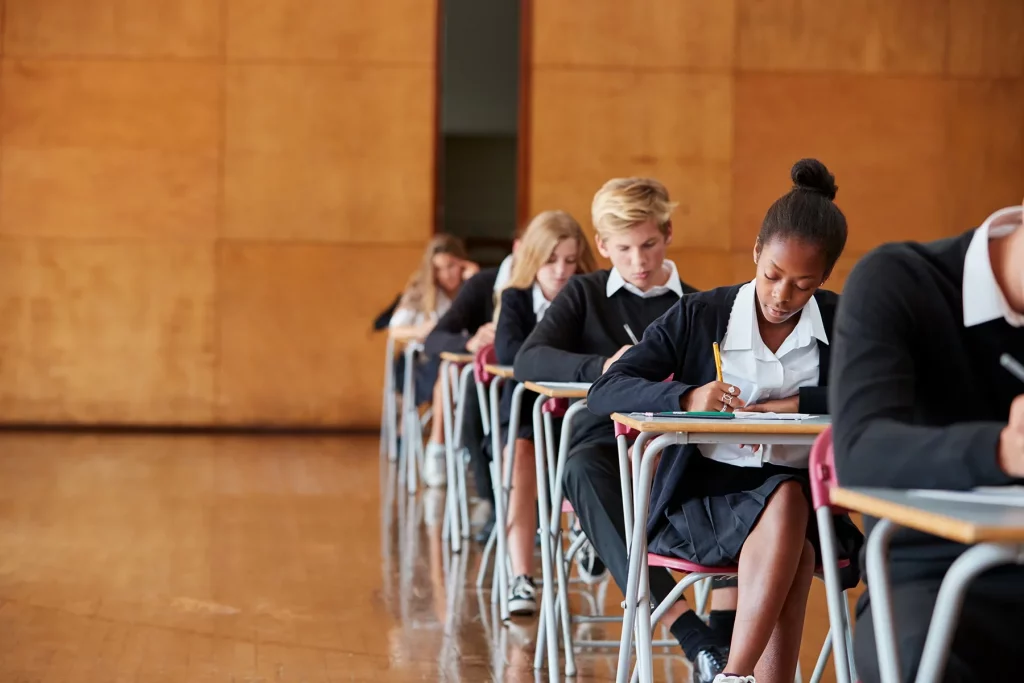 Sala de aula de Ensino médio na Inglaterra